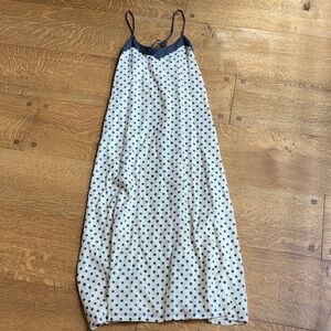 Alix Of Bohemia Black and White Polka Dot Maxi Dress
